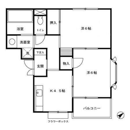 メゾン衣笠の物件間取画像